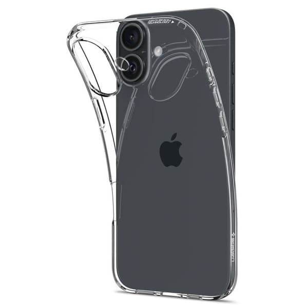 Spigen Liquid Crystal-fodral för iPhone 16 Plus - Kristallklar