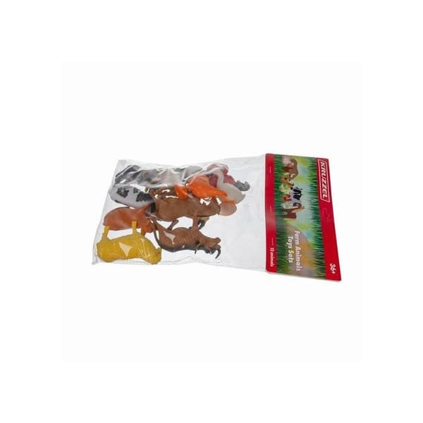 Gårdsdjur - Set med Kruzzel-figurer