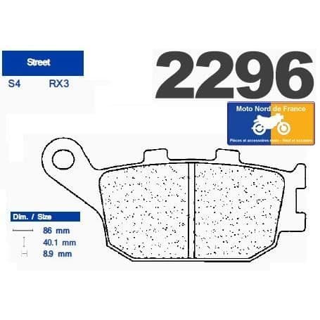 Bromsklossar Carbone Lorraine typ 2296 RX3