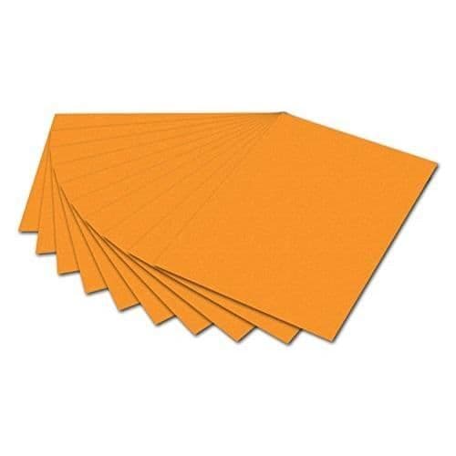 FÄRGT PAPPER 300 G 50X70CM OCRE - SET MED 10 ARK