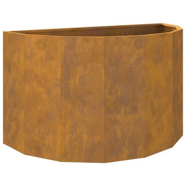 Cache-pot Vidaxl Blomkruka Rostig 90 x 45 x 50 cm