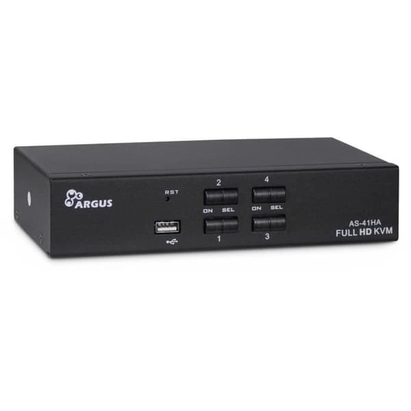 HDMI-switch - INTERTECH - AS-41HA - Full HD+ - Upplösning 1920x1440 - Svart