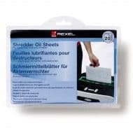 Pack med 20 förlubricerade ark - dokumentförstörare - Rexel