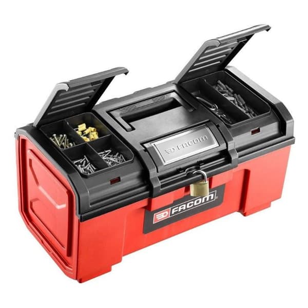 Verktygslåda - FACOM - BP.C24NPB - 25,5 L - Automatisk stängning - 2 fack
