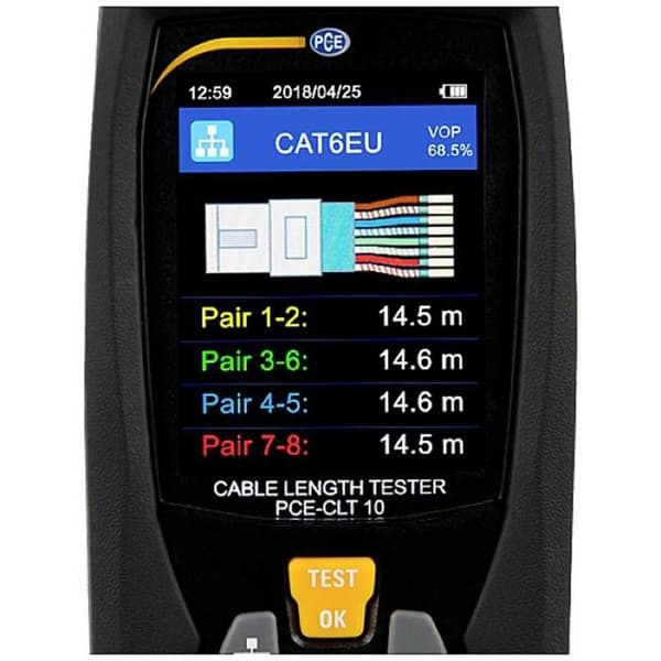 PCE Instruments PCE-CLT 10 Nätverkstestare