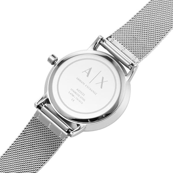 Klocka - Armani Exchange - AX5535 - Rostfritt stål - Silver - Dam
