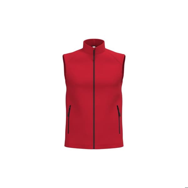 Väst utan ärmar softshell 2 lager iDeal Basic Ny - ideal röd