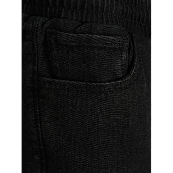 Barnens elastiska jeans Jack & Jones Glenn MF 996 - svart denim