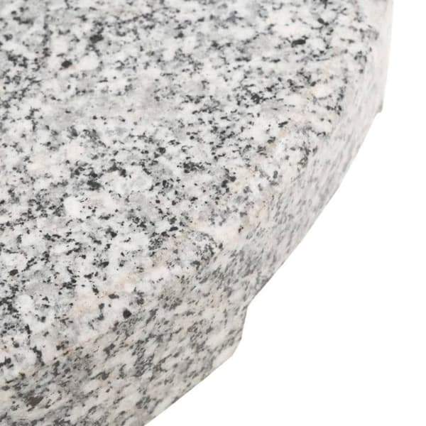 vidaXL Granit Rund Paraply Base 20 kg