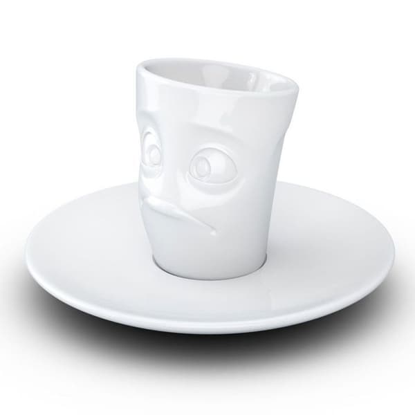 Tasse och underkoppar för espresso i porslin Tassen - Perplexe
