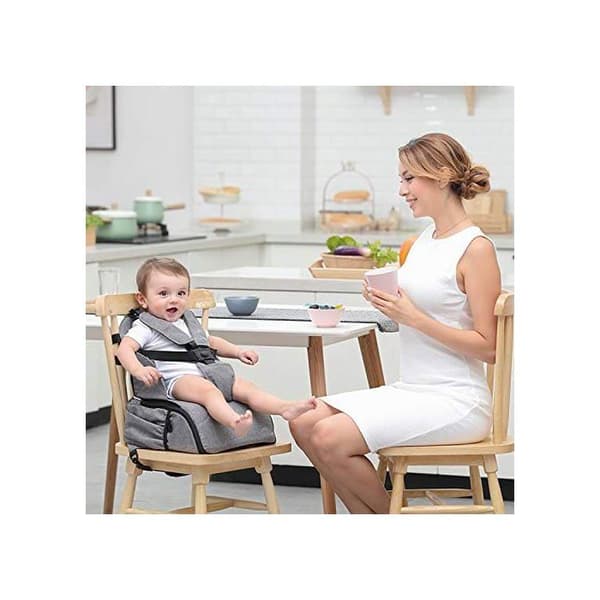 Babify 2 i 1 Grå Soft Grey - Portabel med Förvaring