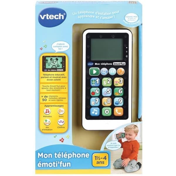 VTECH - My Emoti'Fun Phone - Svart