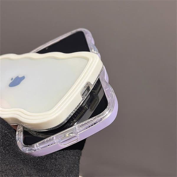 Mobilskal (bumper) - WDTURNS - iPhone 14 Plus 6,7" - Spets - Stötsäker - Mjuk TPU