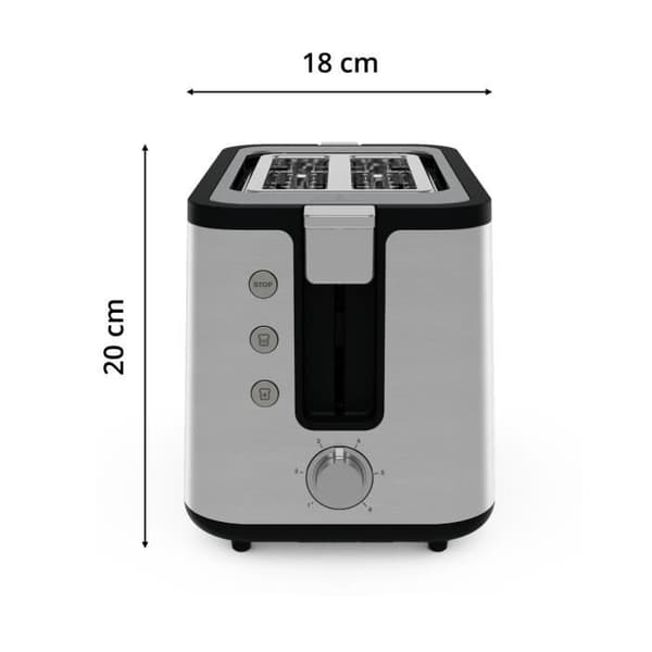 KRUPS BRÖDROST INOX CONTROL LINE 2 FÄSTEN KH442D10