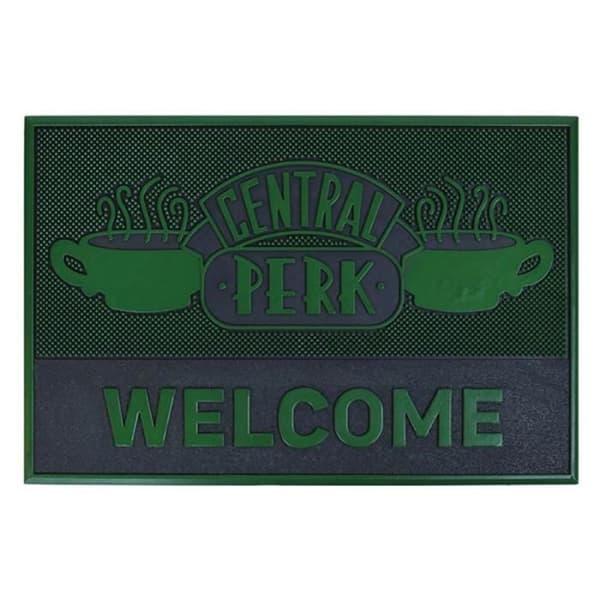 Dörrmatta - VÄNNER - Central Perk - Gummi - 60 x 40 cm - Rektangulär