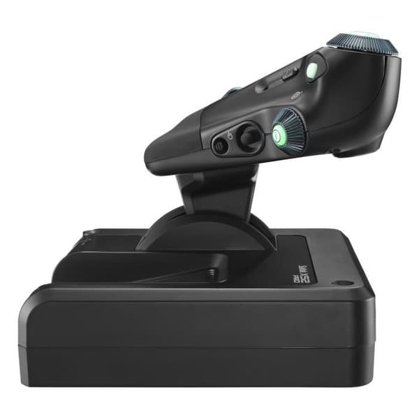 Joystick - Trådad - Logitech G - X52 Pro Flygkontrollpanel - Kompatibel med PC - Svart