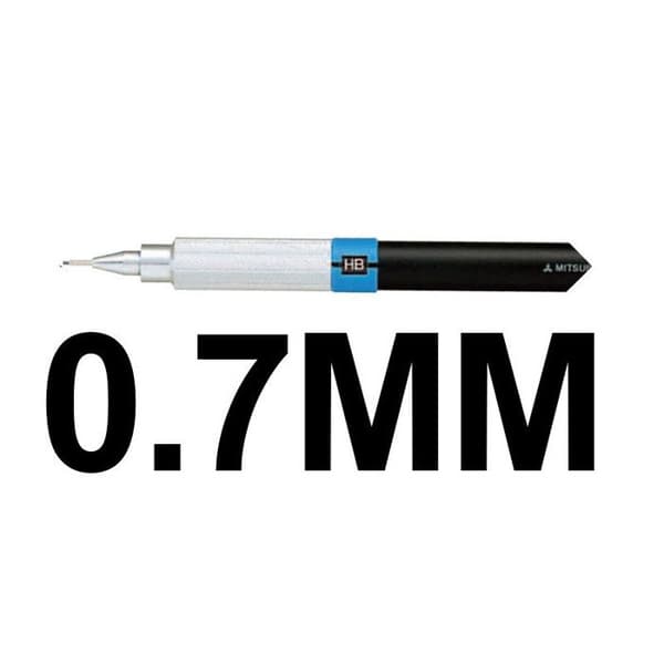 Stiftpenna - UNIBALL - PREMIUM M7552 - Grepp 0,7mm - Svart - Blå Ring