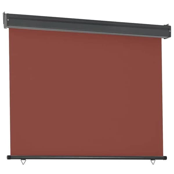 vidaXL Balkongmarkis 120x250 cm Brun
