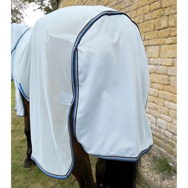 Premier Equine Combo Bug Buster flugskydd för häst - Blå - 213 cm