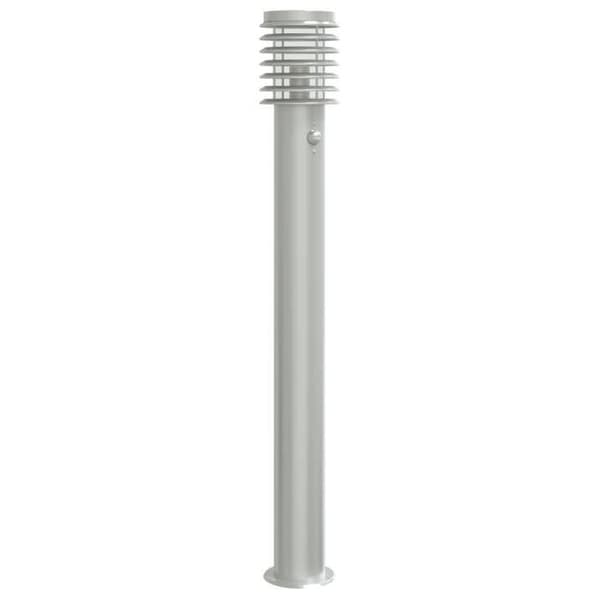 vidaXL Utomhuslamp med silverfärgad rostfritt stål sensor, utomhus markbelysning, markbelysning 4006367