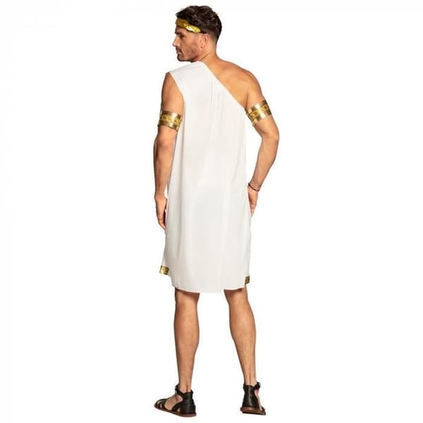 Kostym - BOLAND - Eros - Storlek M/L - Vit & Guld - Polyester
