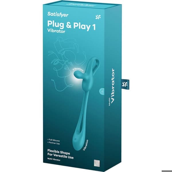 SATISFYER - PLUG & PLAY 1 MULTIVIBRATOR FLEXIBEL -
