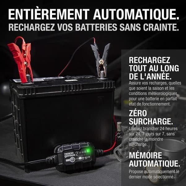 Noco - Genius Batteriladdare 2EU 2A