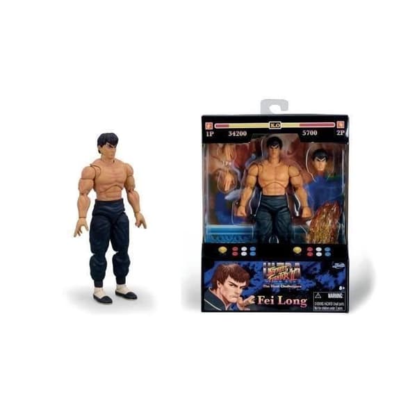 Street Fighters Fei-Long ledad figur 15cm - Jada