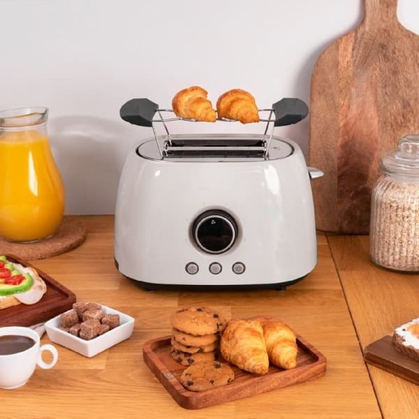 Cecotec Digital Vertikal Brödrost ClassicToast 8000 Beige Dubbel