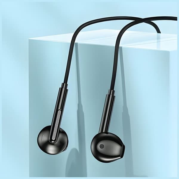 USB-C-hörlurar AWEI PC-7T 1,2 m Svart