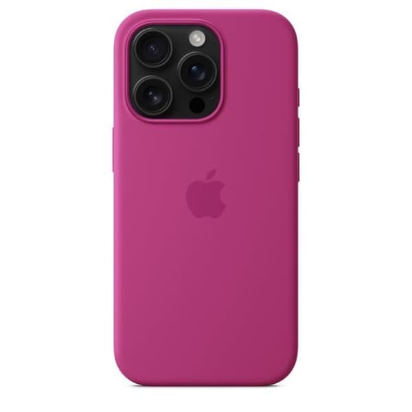 APPLE iPhone 16 Pro - Silikonfodral med MagSafe - Fuchsia