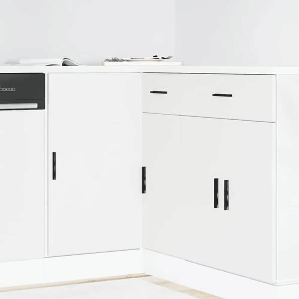 vidaXL Underskåp "Lyon" Vit ingenjörsträ 854289