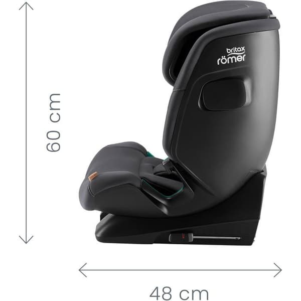 Bilbarnstol BRITAX RÖMER ADVANSAFIX 2 Z-LINE Evolutiv ISOFIX Space Black