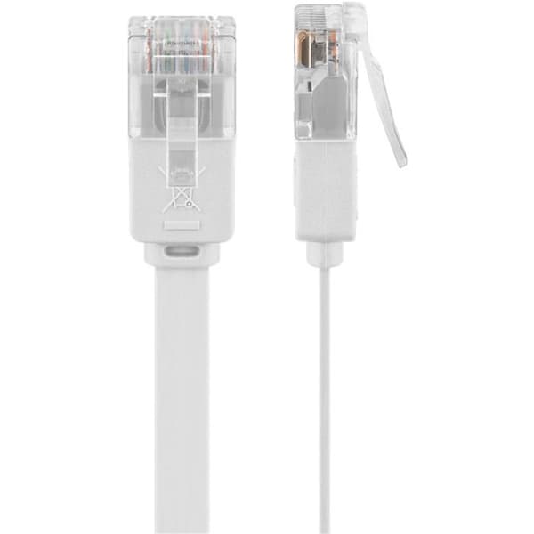Nätverkskabel RJ45 - CONRAD - CAT 6 - Ultraplan - 2 m - Vit