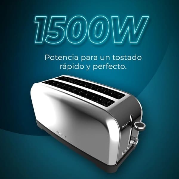Cecotec Vertikal Brödrost Toastin Time 1500 Inox