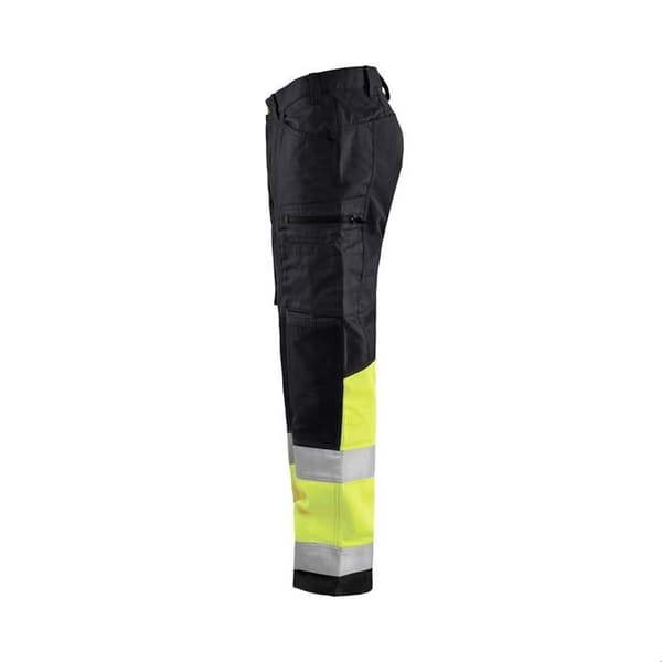 Blaklader stretch arbetsbyxor med hög synlighet