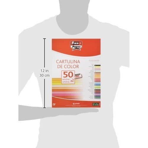Pack med 50 A4-papper FIXO blå - FSC-certifierad, hög kvalitet (ref. 11110330)