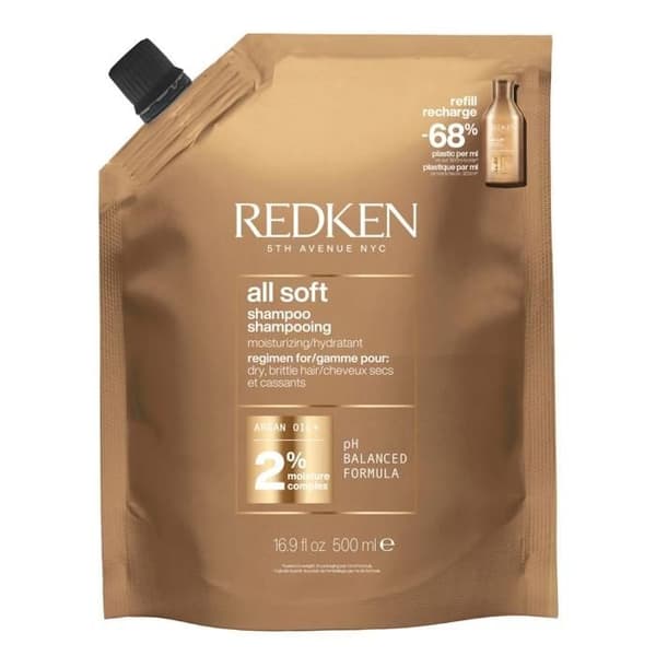 Recharge Schampo All Soft Redken 500ml