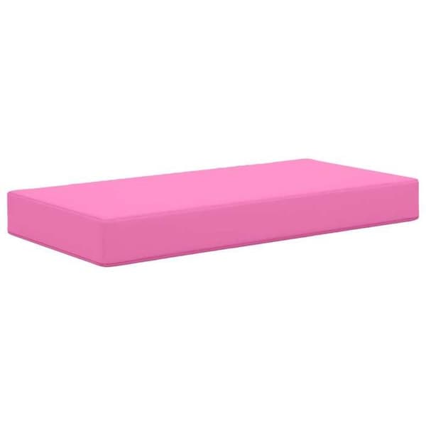 vidaXL Sittkudde Rosa 80 x 40 x 8 cm 100 % polyester 900963
