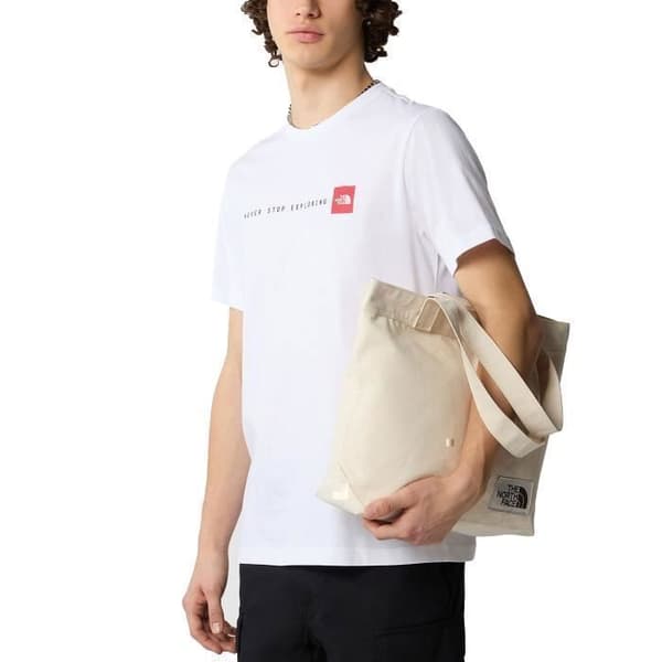 T-shirt Herr - THE NORTH FACE - Never Stop Exploring - Vit - Korta ärmar - Bomull