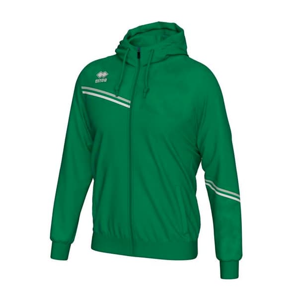 Errea Eber hoodie - grön/grå/vit