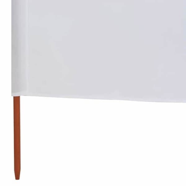 vidaXL 9-Panel Skärm Tyg 1200 x 160 cm Sandvit