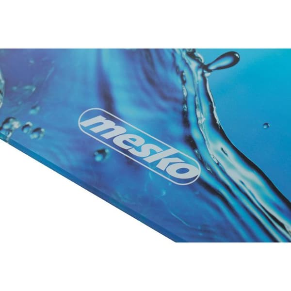 Digital högprecisionsvåg, glasdesign LCD-skärm 150Kg Mesko MS8156 Blå