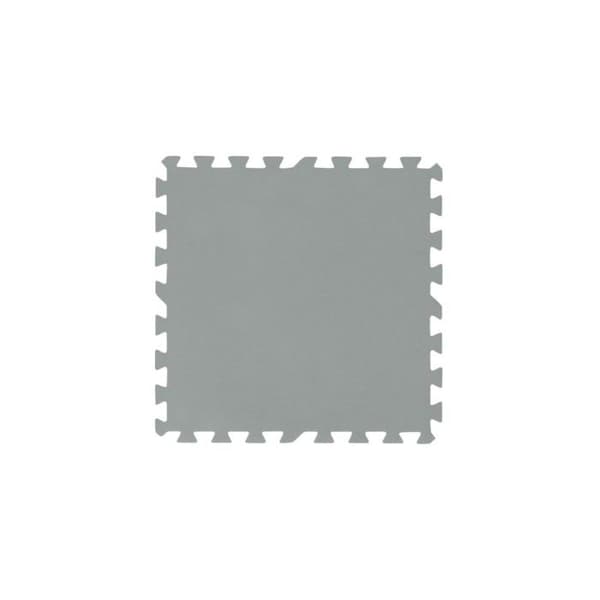 BESTWAY Bestway Set med 9 poolmatta - 50 x 50 cm - grå