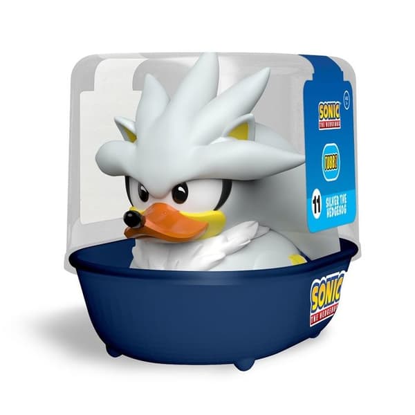Numskull - TUBBZ Badanka - Sonic igelkott - Silver igelkott (Första utgåvan) - 9cm
