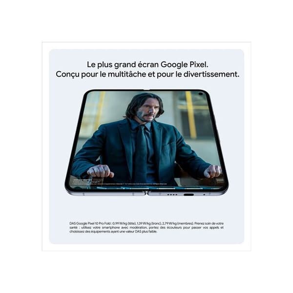 Smartphone - GOOGLE - Pixel 10 Pro Fold - 512 Go - 16 Go RAM - 6,4 tum OLED