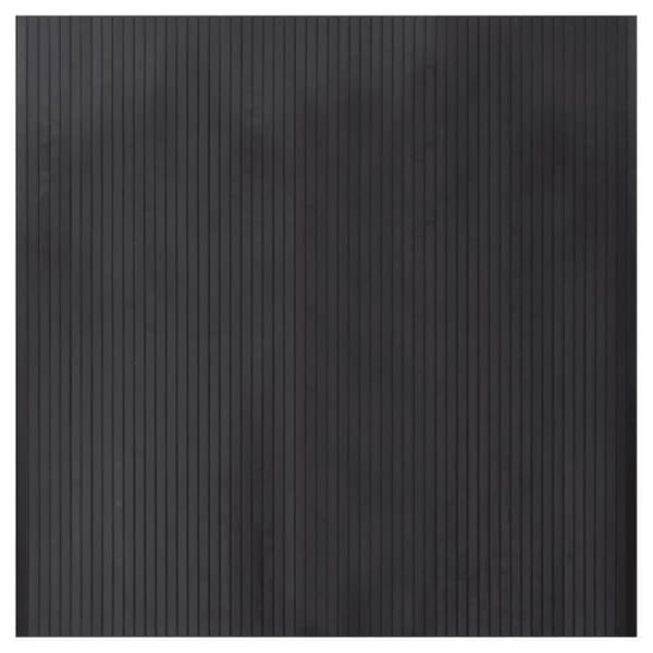 vidaXL Rektangulär matta grå 100x100 cm bambu 376802