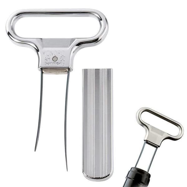 Korkskruv - Westmark - Ah-So - Metall - Silver - 11 cm