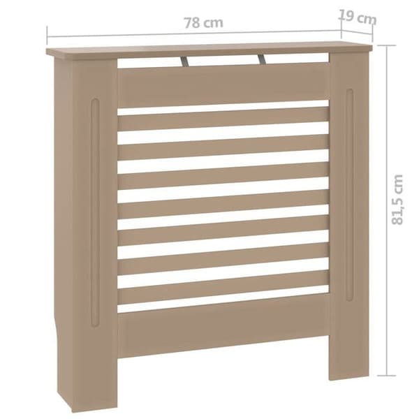 vidaXL Kylarskydd MDF 78 cm 325566