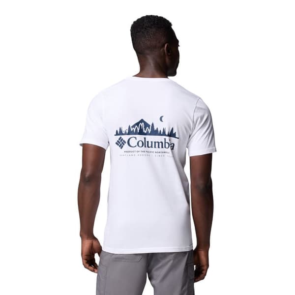 T-shirts Herr - Vit - Columbia Rapid Ridge Back Graphic Tee II